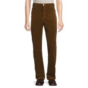 MONFRÈRE Brown Brando Slim Fit Velvet Pants size 30